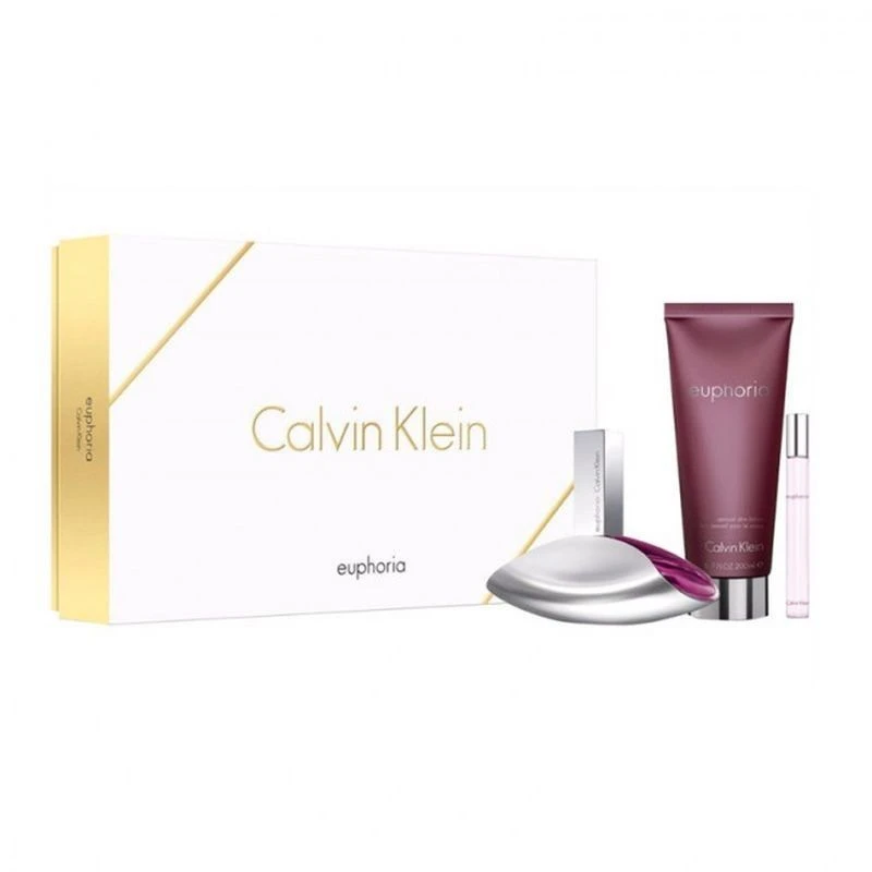 Calvin Klein Euphoria Confezione Regalo 100 Ml Edp + 10 Ml Edp + 200 Ml Lozione Corpo Donna 3 Calvin Klein Euphoria Confezione Regalo 100 Ml Edp + 10 Ml Edp + 200 Ml Lozione Corpo Donna